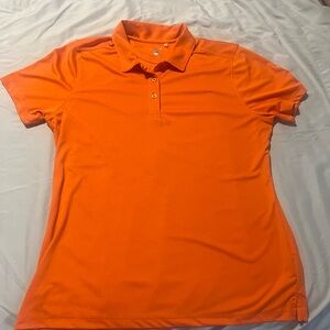 Vibrant Orange Golf or Tennis Polo